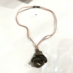 Flower bell necklace by Liz Palacios